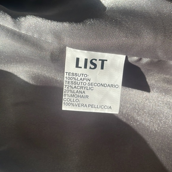 Grey Fur Knit Designer Jacket - Picture 9 of 10